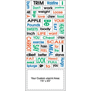 Healthy Words Plus Business Card Magnet