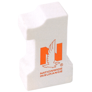 Imprinted Stress ball - # 1 Stress Ball