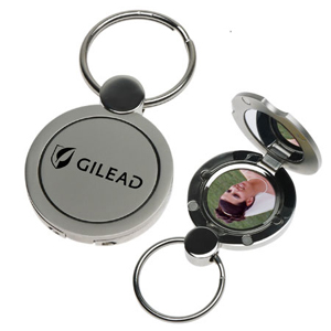 Photo Mirror Keychain