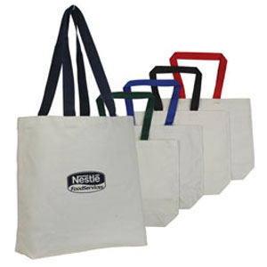 Canvas Tote Bag - Velcro closure