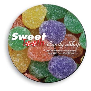 MP3 - Round 8"  (Standard Size Fabric Mouse Pad )