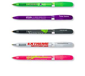 Pivo44576Clear Chrome Twist Action Pen (24 Hour)