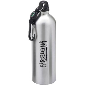 1 LITER FLASK, CARABINER, COMPASS, STRAP & RING