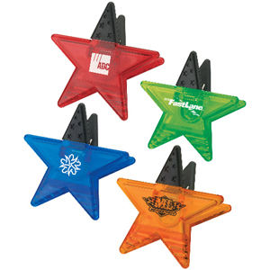 Star Memo Magnet  Clip