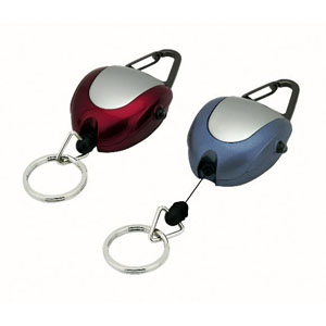 BELT CLIP KEY-BACK  LED Carabiner Retractor Key Holder