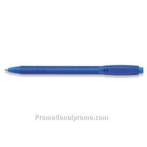 Paper Mate Sport Retractable Translucent Bright Blue Barrel, Black Ink Ball Pen