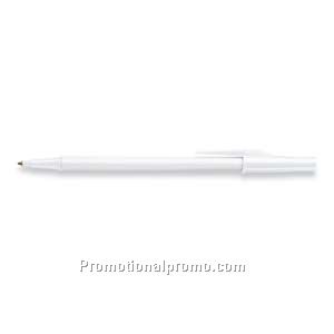 Paper Mate Write Bros White Barrel/White Trim, Black Ink