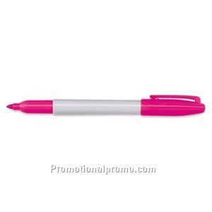 Sharpie Fine Point Grey Barrel/Magenta Permanent Marker