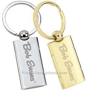 Satin Rectangle Swivel Keyholder