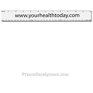 Twelve-Inch Wide Molded Ruler