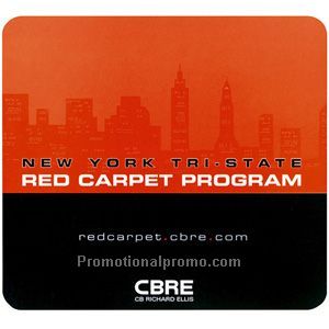 Hard Mousepad 8"w x 7-1/4"h x 1/8"d - Spot Color