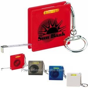 Square Tape Measure Level Keyholder