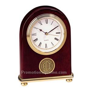 Rosewood Arch Clock