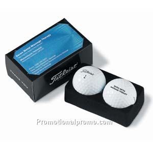 Pinnacle(R) Gold 2 Golf Ball Custom Logo Business Card Pack