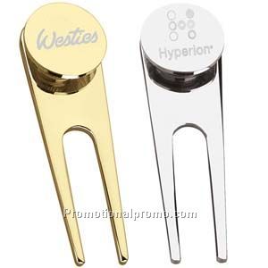 Divot Repair with Ball Marker