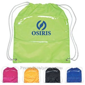 Clear PVC Window Drawstring Sports Pack