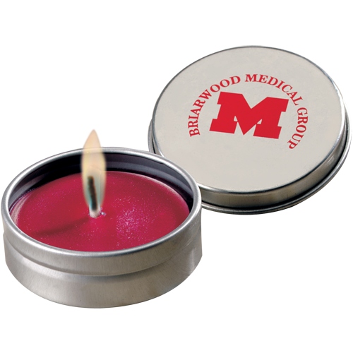 Aromatherapy candle, push top