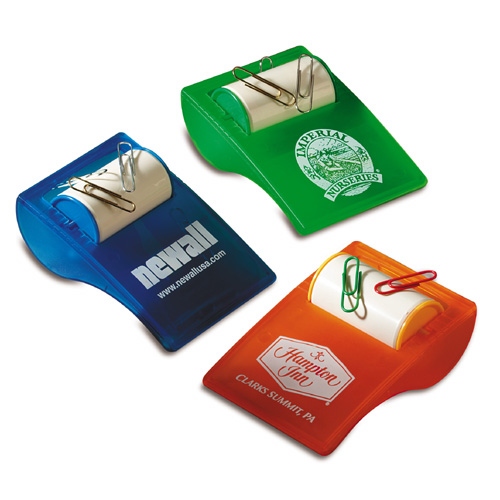 Paper clip roller dispensers