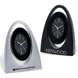 OVAL SWIVEL ALARM CLOCK