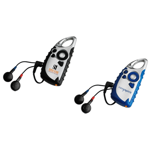 SPORT CLIP RADIO WITH LIGHT