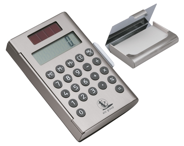 Calculator / Business Card Case