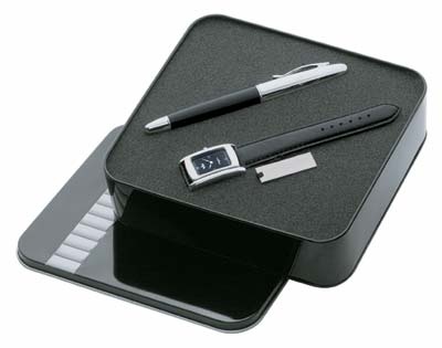 Rollerball Pen / Watch Giftset
