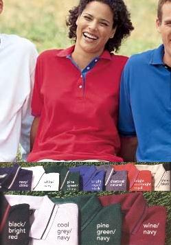 Outer Banks Ladies' Cotton Pique Polo With Tipped Trim