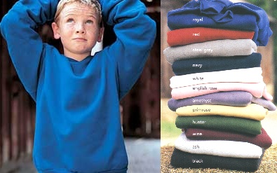 Lee Midweight Youth 50/50 Crewneck