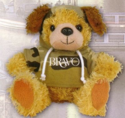 Cuddly Dog with Hooded Sweatshirt