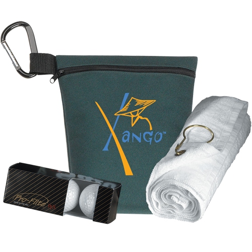 Golf set in carry bag