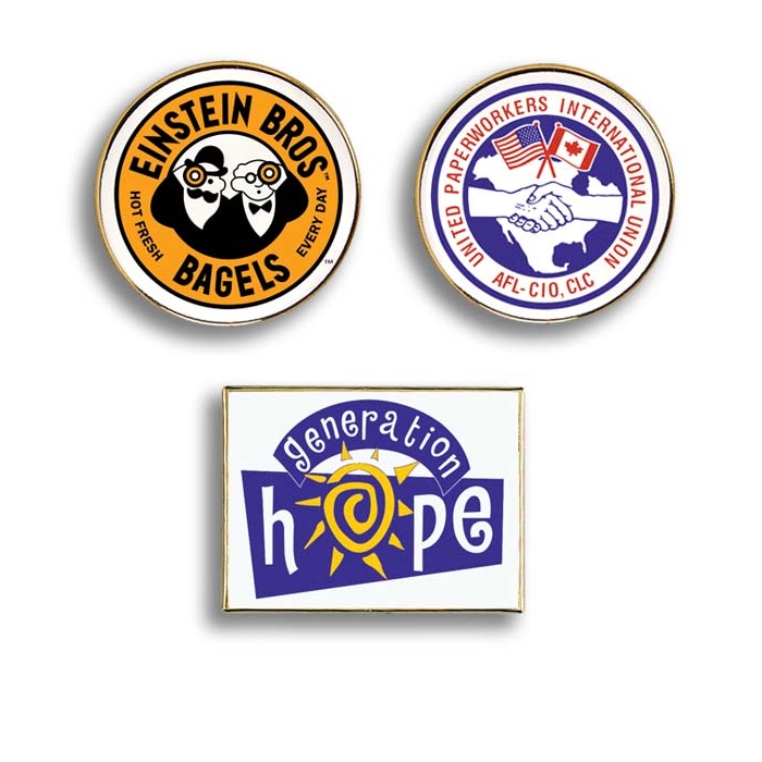 Printed Epoxy Dome Pin