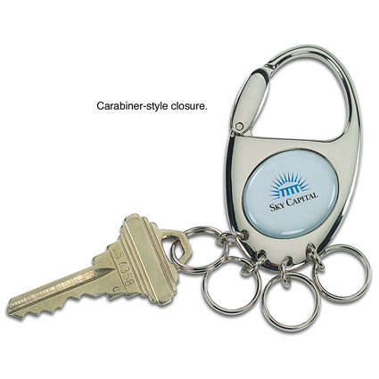Quadra-Ring Carabiner Key Holder