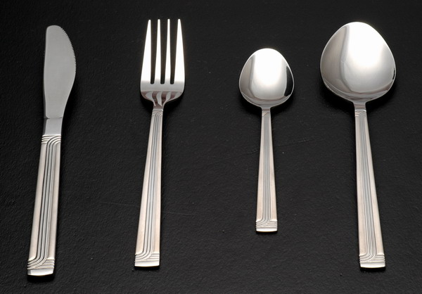 Gold-plated flatware
  
   
     
    