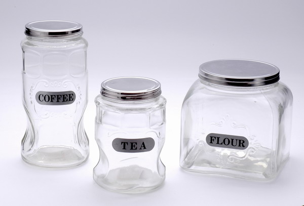 storage jar set with metal lid
  
   
     
    