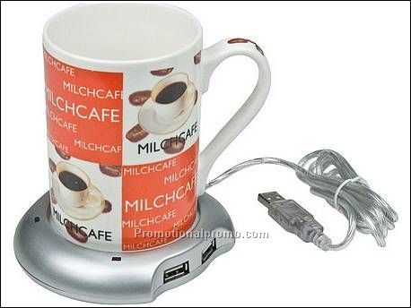 4 Poorts USB hub 1,1 met koffiewarmer 37709ilwaukee