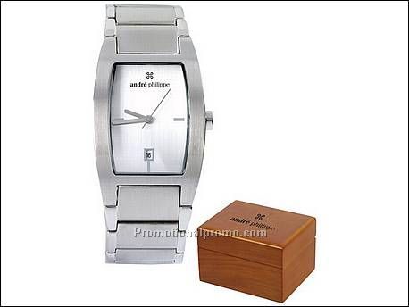 Andr59680Philippe horloge met metalen...