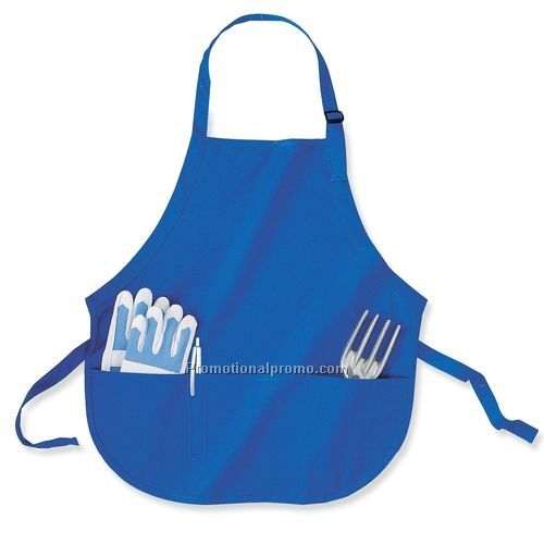 Apron - Port Authority, Medium Length Apron with Pouch Pockets
