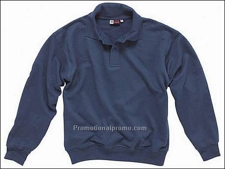 Atlanta polo sweater. Knopenlijst met...