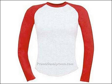 B&C Base-Ball LSL women White/Red