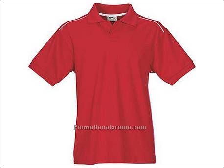 Backhand polo. Overslag met onzichtba...