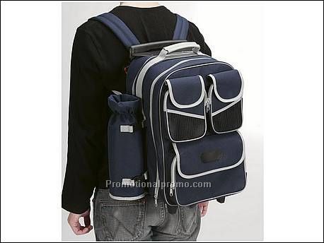 Backpackcooler 600 D nylon blauw
