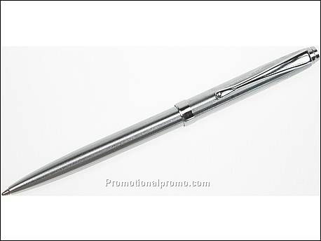 Balpen met zilveren clip