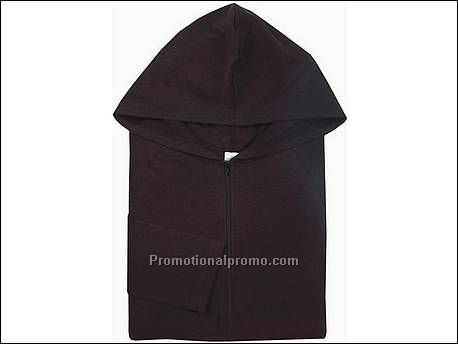 Bella Pullover half-zip hooded, Black