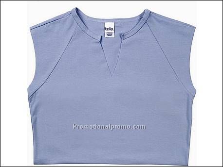 Bella T-Shirt Slit-V Raglan, Baby Blue