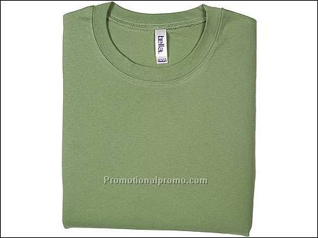 Bella T-sh Sheer rib S/S, Moss Green