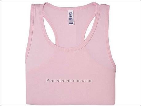 Bella T-sh Sheer rib Tank, Pink