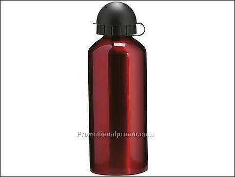 Bidon metallic 600 ml rood