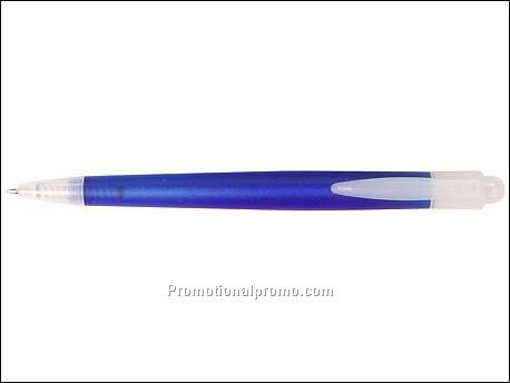Blauwe kunststof balpen,...