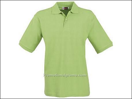 Boston polo basic. 1 x 1 rib gebreide...