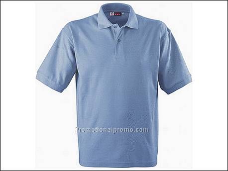 Chelsea polo. 1x1 gebreide kraag. Kno...